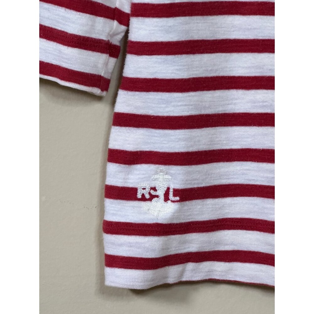 Ralph Lauren Jean Co Cotton Red White Blue Americana Size S Top Patriotic Preppy - Picture 4 of 10